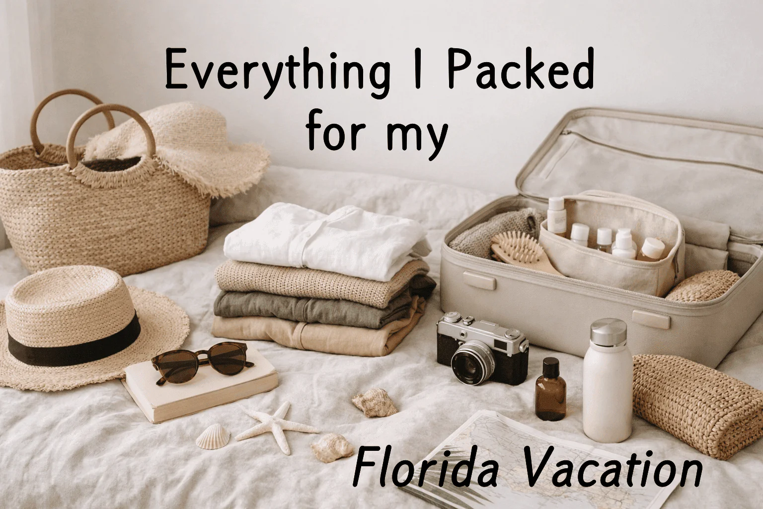 Everything I Packed for my Florida Vacation: A Minimalist’s Guide